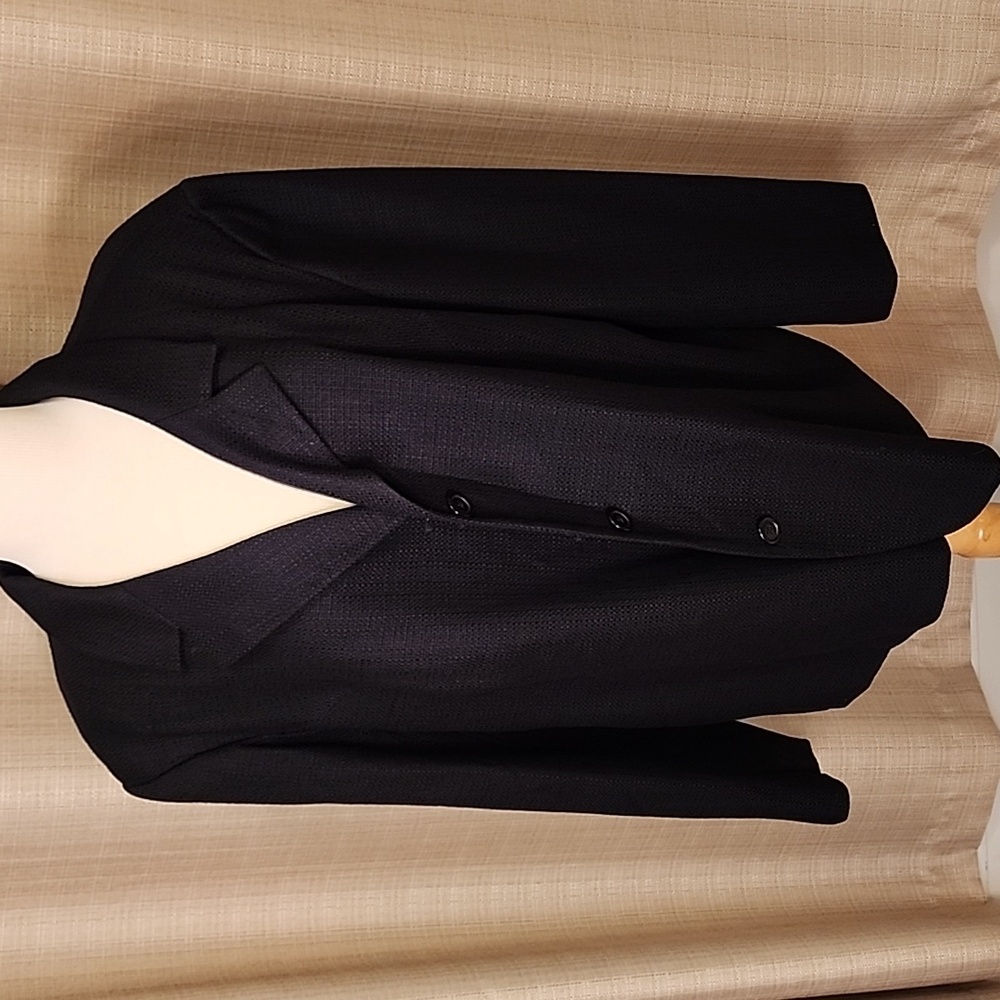 Joan Leslie Classic Professional Black Blazer